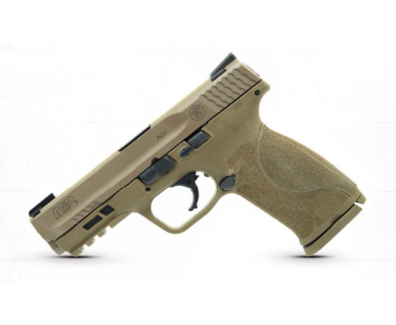 Smith and Wesson M&amp;P9 M2.0 Flat Dark Earth 9mm 4.25-inch 17Rds Night Sights