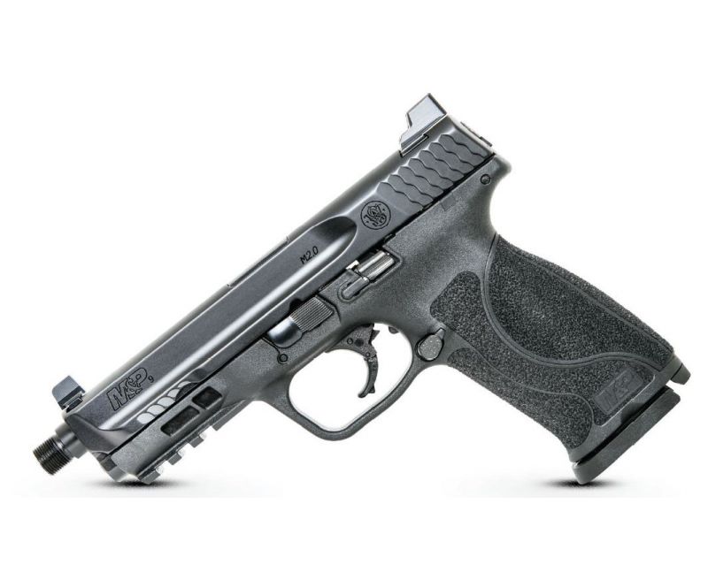 Smith and Wesson M&amp;P9 M2.0 9mm 4.6-inch Threaded Barrel 17 Rounds Tall Sights No Thumb Safety