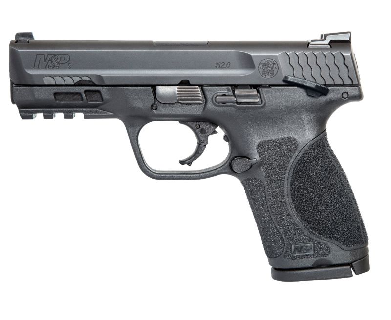 Smith and Wesson M&amp;P9 M2.0 Compact MA Compliant Black 9mm 4-inch 10Rds