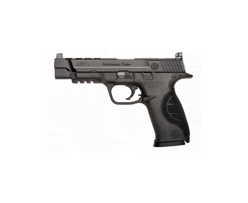 Smith and Wesson M&amp;P9 Performance Center Black 9mm 5-inch 17Rd Ported Slide Optic ready