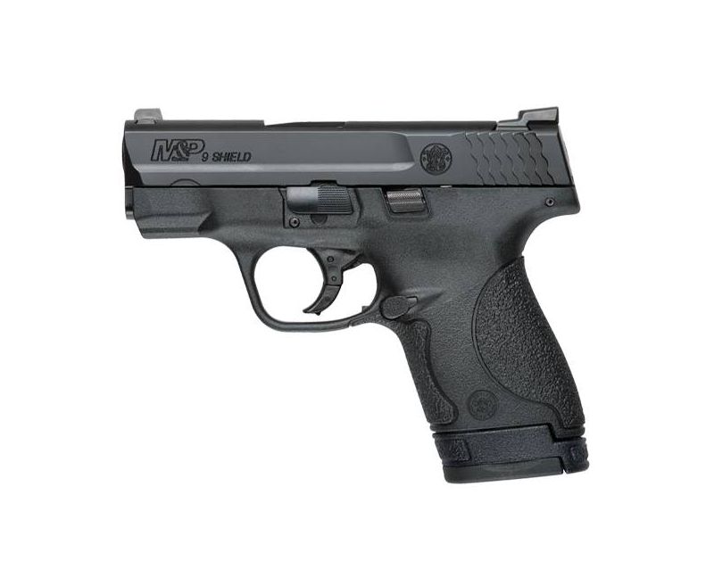 Smith and Wesson M&amp;P9 Shield Black 9mm 3.125-inch 8Rd Night Sights No Thumb Safety