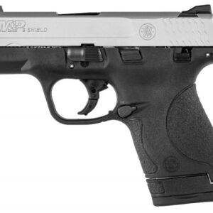 Smith and Wesson M&P9 Shield Stainless / Black 9mm 3.1″ Barrel 7-Rounds