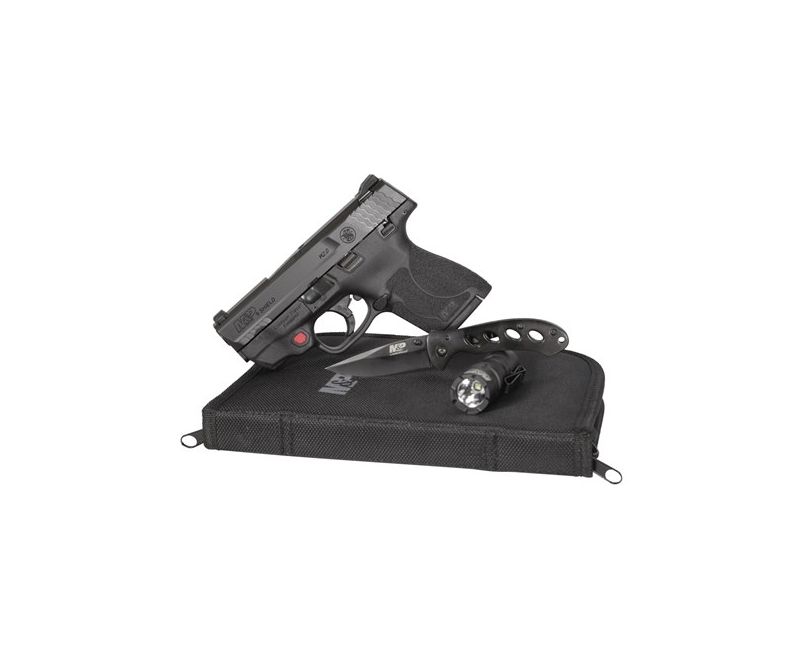 Smith and Wesson M&amp;P9 Shield 2.0 EDC Kit 9mm 3.1-inch 8Rds Red Laser