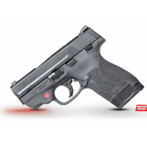 Smith and Wesson M&P9 Shield 2.0 MA Compliant Black 9mm 3.1-inch 8Rds with Red Laser