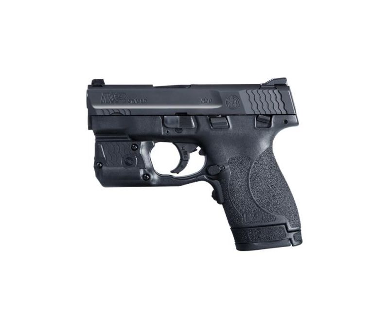 Smith and Wesson M&amp;P9 Shield M2.0 Black 9mm 3.1-Inch 6rd Crimson Trace Laserguard Pro
