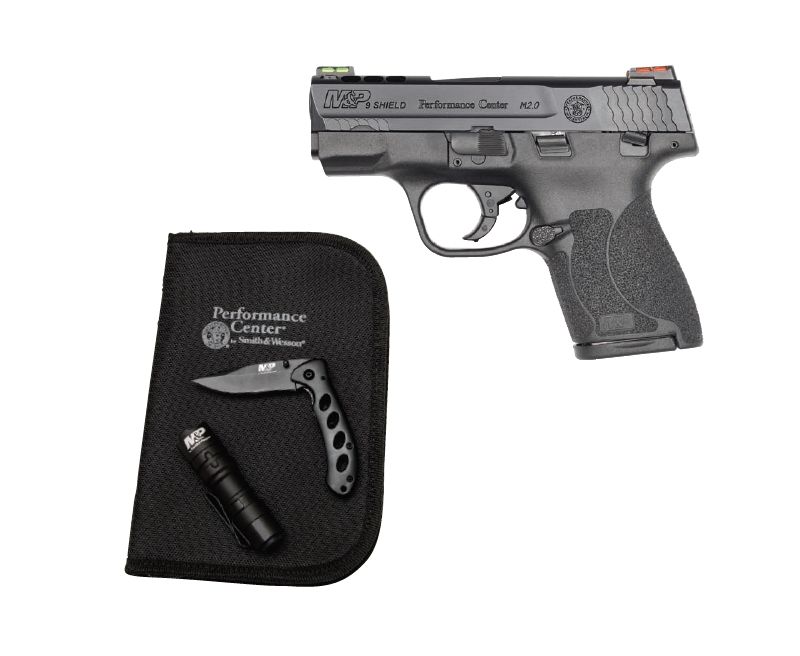 Smith and Wesson M&amp;P9 Shield Performance Center M2.0 EDC 9mm 3.1-inch 8Rds with Ported Barrel