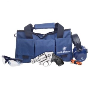 Smith and Wesson Model 642 Revolver & Range Kit Stainless .38 Special +P 1.88″ Barrel 5-Rounds