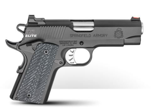 Springfield 1911 Range Officer Elite Compact Black-T 9mm 4-inch 8Rds