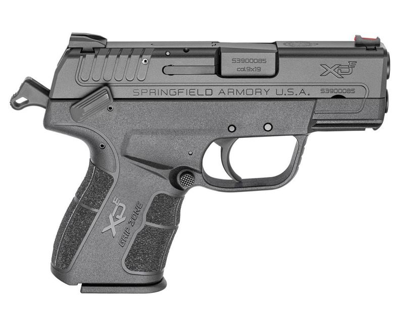 Springfield Armory XD-E Every Day Carry Package Black 9mm 3.3-inch Barrel 8/9 Rounds