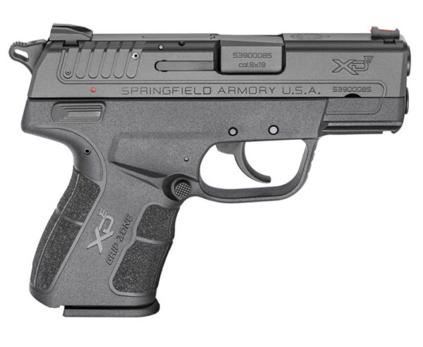 Springfield Armory XD-E Pistol 9mm 3.3-inch with 1 9rd and 1 8rd Magazine