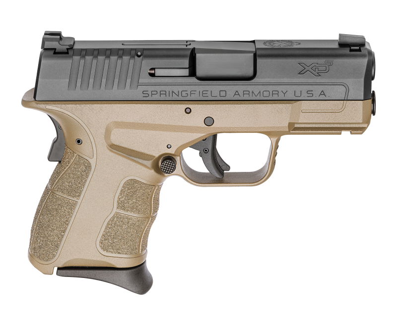 Springfield Armory XD-S Mod.2 Flat Dark Earth .45 ACP 3.3″ Barrel 5 RD Contrast Sights
