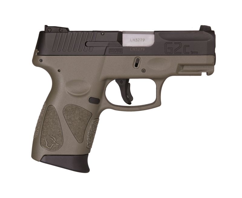 Taurus G2C Black / OD Green 9mm 3.25-inch 12Rds