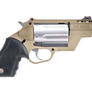 Taurus Public Defender Polymer Flat Dark Earth .45 Colt 2-inch 5Rds Stainless Cylinder