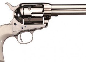Taylors and Co 1873 Cattleman Nickel .45 LC 5.5-inch 6Rds