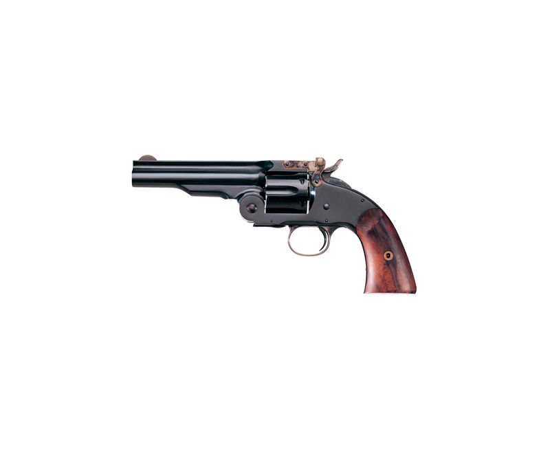Taylors &amp; Co. Schofield Revolver Black .45 LC 5 inch 6 rd Walnut Grips