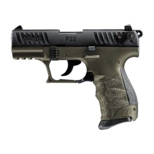 Walther P22QD Military Green .22 LR 3.42-inch 10Rds