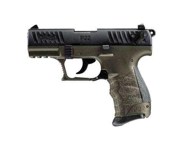 Walther P22QD Military Green .22 LR 3.42-inch 10Rds