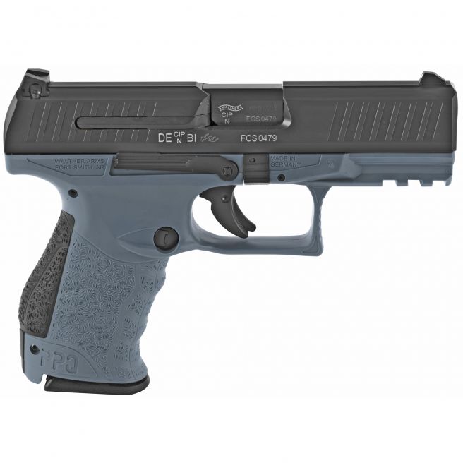 Walther PPQ M2 Titanium / Black 9mm 4″ Barrel 15-Rounds