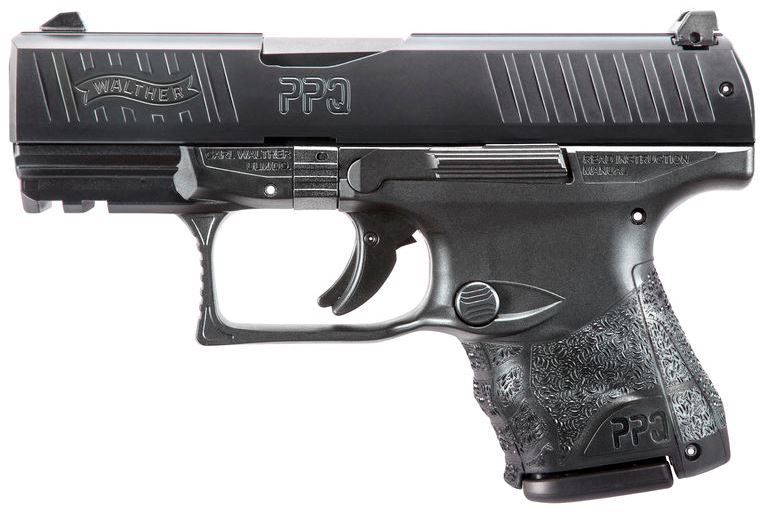 Walther PPQ M2 Subcompact Matte Black Tenifer Coating 9mm 3.5-inch 15Rds Ambi Mag Release &amp; Slide Stop