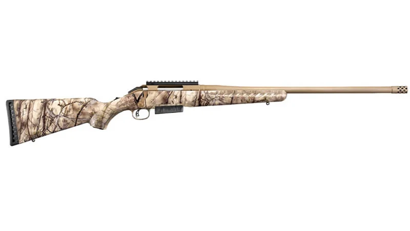 Ruger American Rifle 450 Bushmaster with GoWild I-M Brush Camo Stock