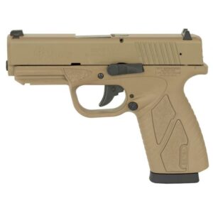 Bersa BP9CC Semi Auto Pistol 3.3-inch 9MM FDE 8Rds Fixed Sights