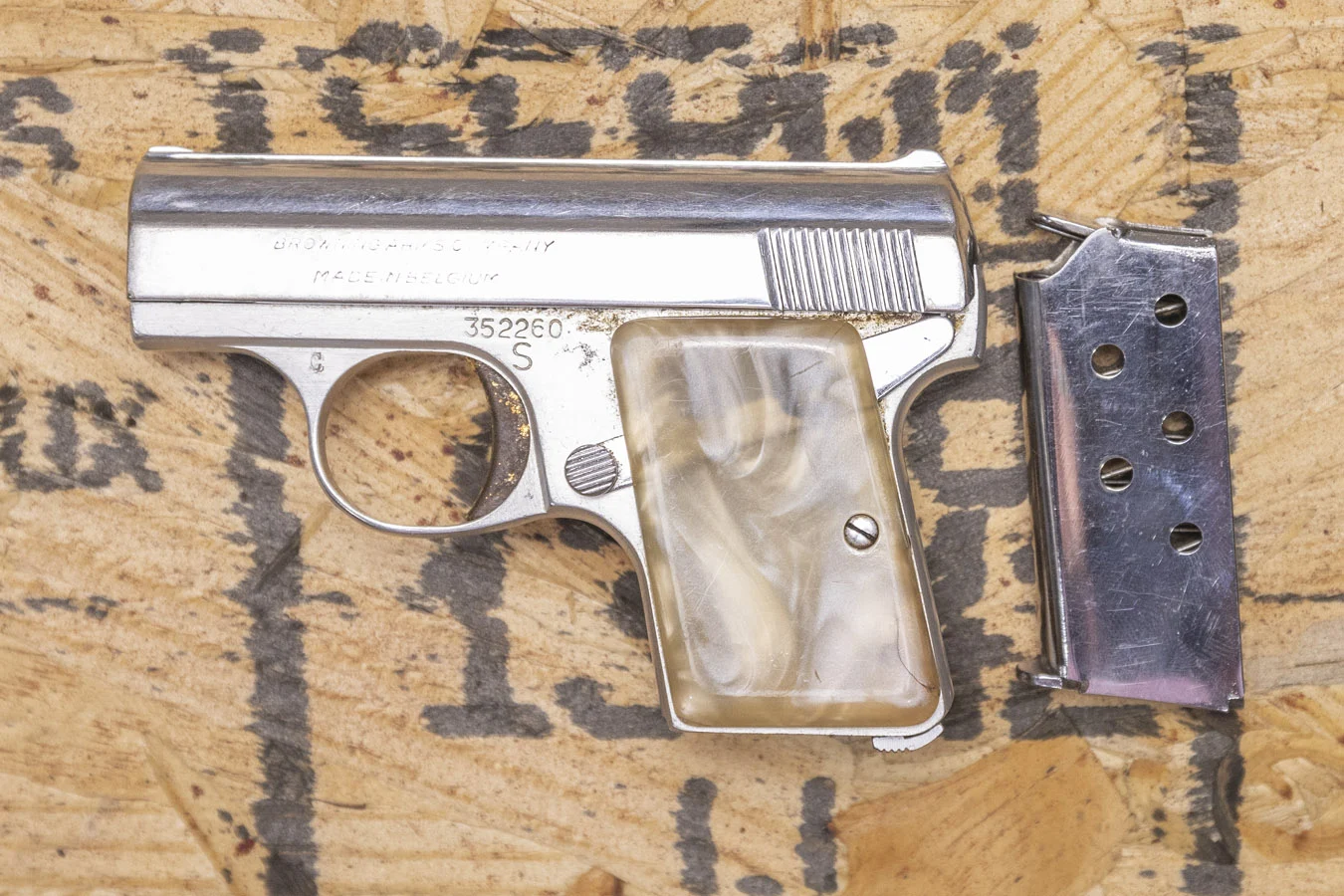 Browning FN Baby Browning 25 ACP Police Trade-In Pistol