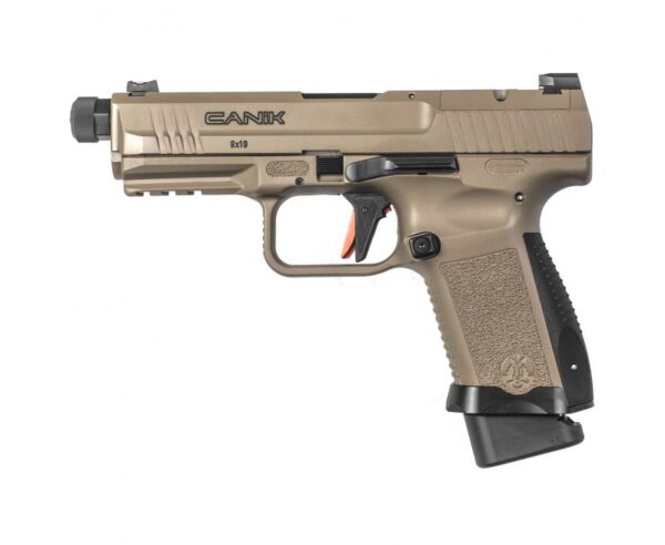Canik TP9SF Elite Combat Flat Dark Earth 9mm 4.78-inch One 17Rd and One 15Rd Magazine
