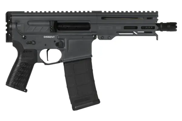 CMMG Dissent MK4 300 Blackout AR Pistol with Sniper Grey Finish and 6.5