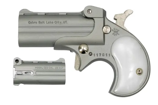 Cobra Enterprise Inc 22LR/25 Auto Derringer with Pearl Grips