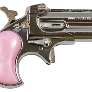 Cobra Enterprise Inc 22LR Derringer with Chrome Finish and Pink Pearl