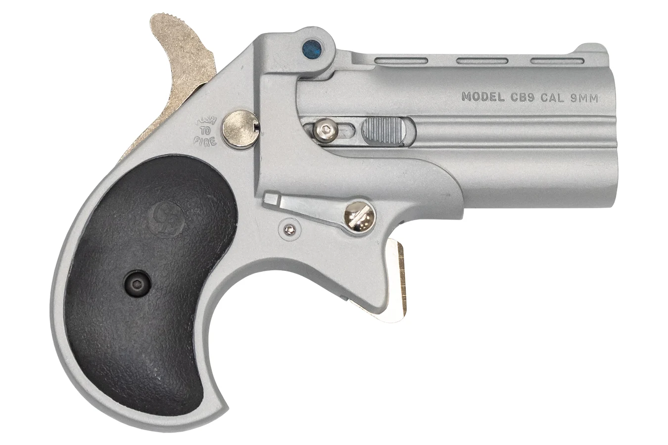 Cobra Enterprise Inc CB9 9mm Satin Derringer with Satin Nickel Cerakote