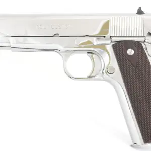 Colt 1911 Custom Government 38 Super with Polished Stainless Finish