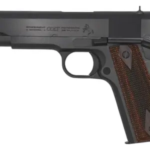 Colt 1911 Government 38 Super Semi-Auto Pistol with Blued Finish and