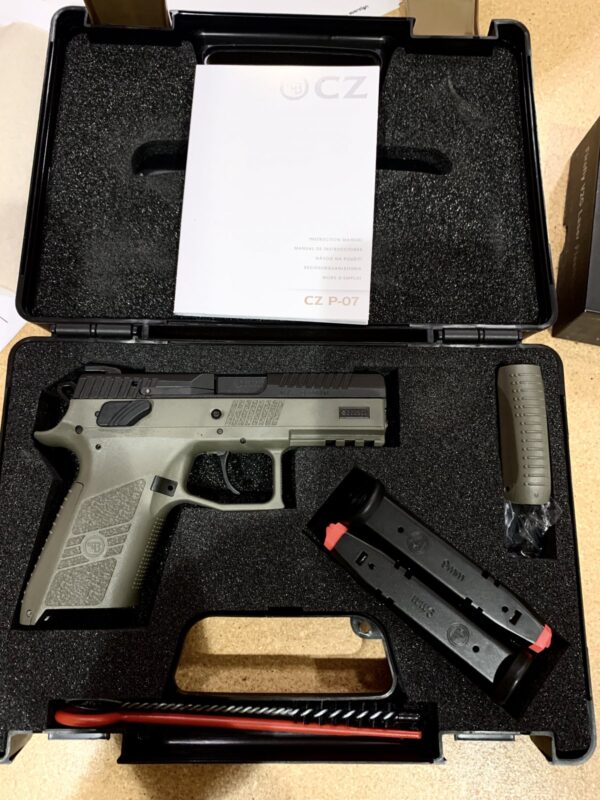 CZ P-07 9mm Compact Semi Automatic Pistol - ODG
