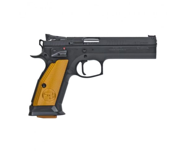 CZ 75 Tactical Sport Orange 9mm 5.4″ Barrel 20-Rounds