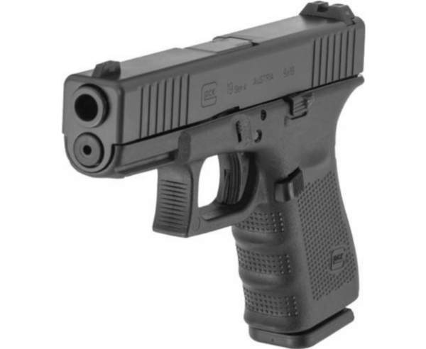 Glock G19 Gen 4 9mm 4″ Barrel 15-Rounds with Night Sights and Front Serrations