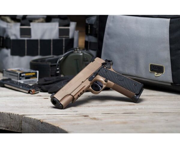 Sig Sauer 1911 Emperor Scorpion Flat Dark Earth .45 ACP 5-inch 8Rds Siglite Night Sights