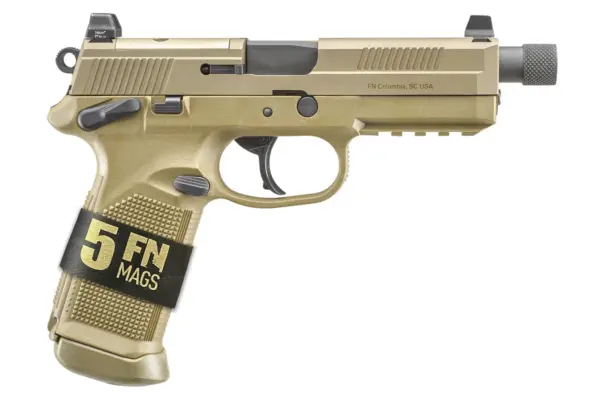 FN FNX Tactical 45 ACP Optic Ready Pistol Bundle with Five Magazines