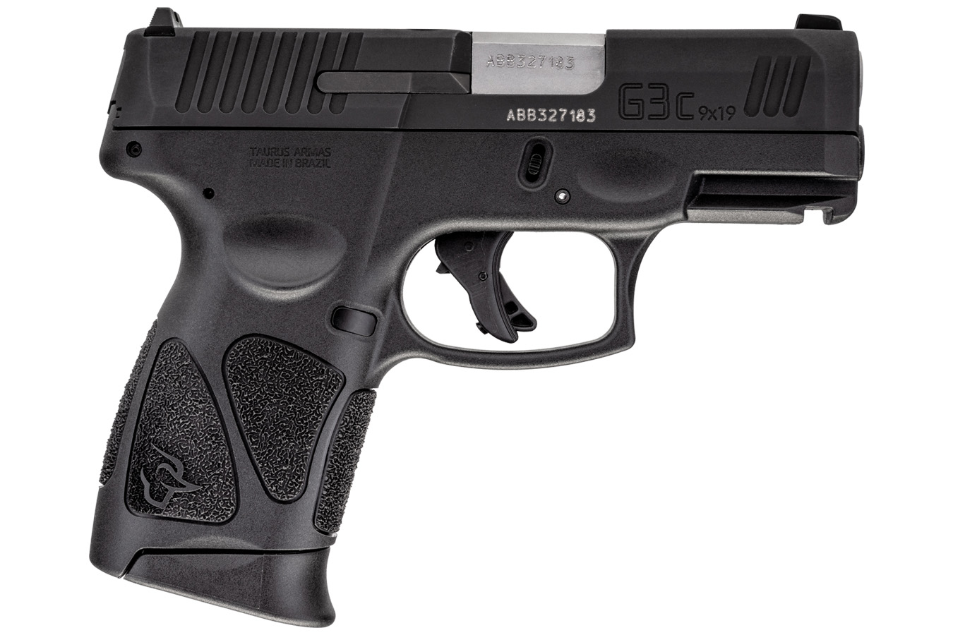 Taurus G3 9mm, 4″ Barrel, Manual Thumb Safety, Fixed