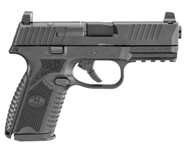 FN 509 Midsize MRD 9MM 4″ Barrel 15 RD All Black Co-Witness Iron Sights