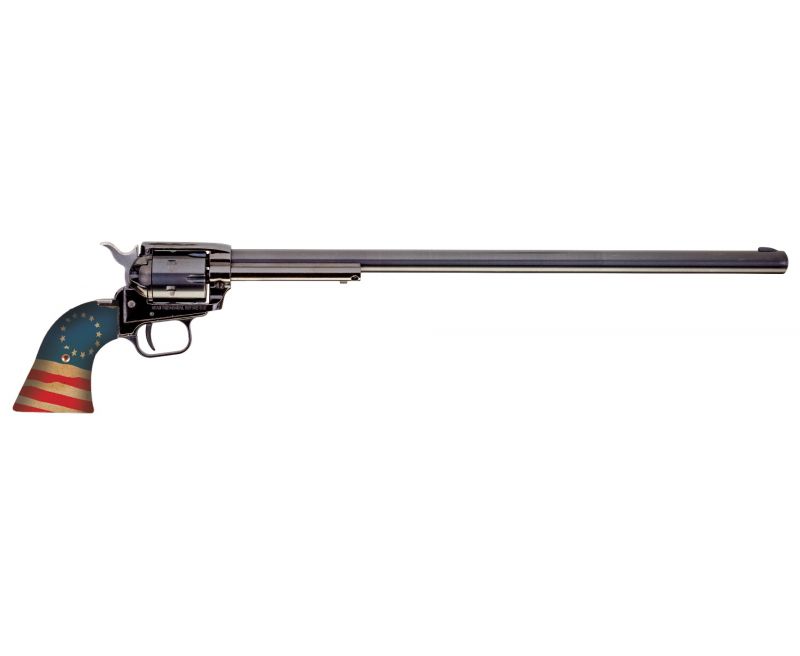 Heritage Firearms Rough Rider Small Bore .22 LR 16″ 6 RD Blued American Flag Grips