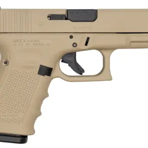 Glock 19 Gen4 9mm 15-Round Pistol with Desert Tan