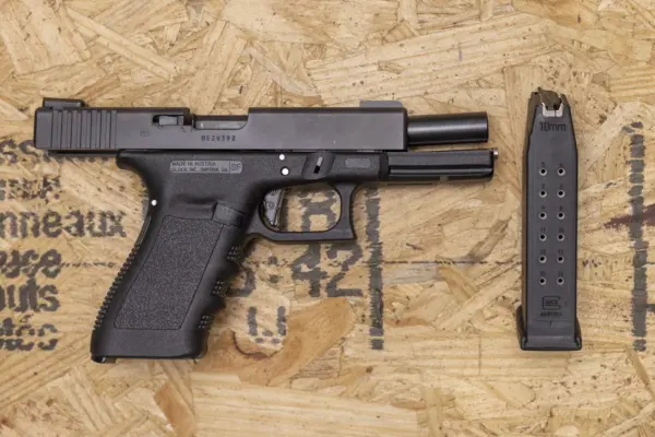 Glock 20 SF GEN3 10mm Police Trade-In Pistol (Very Good)