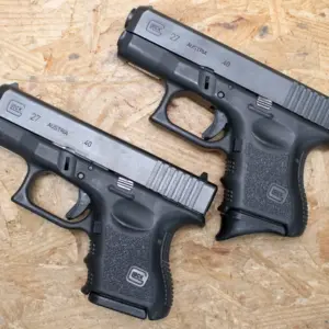 Glock 27 Gen3 40 S&W Police Trade-In Pistols (Very Good Condition