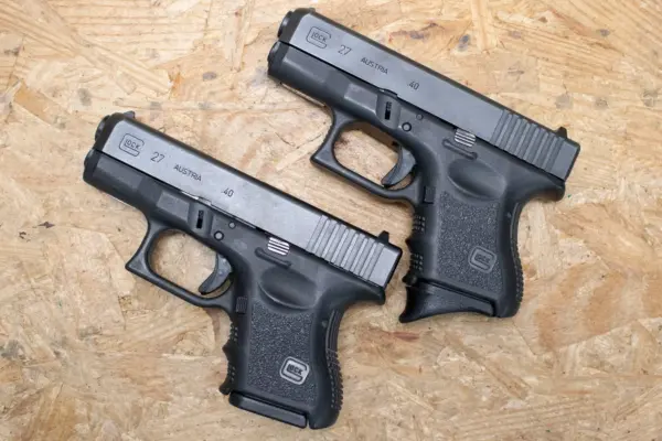 Glock 27 Gen3 40 S&W Police Trade-In Pistols (Very Good Condition