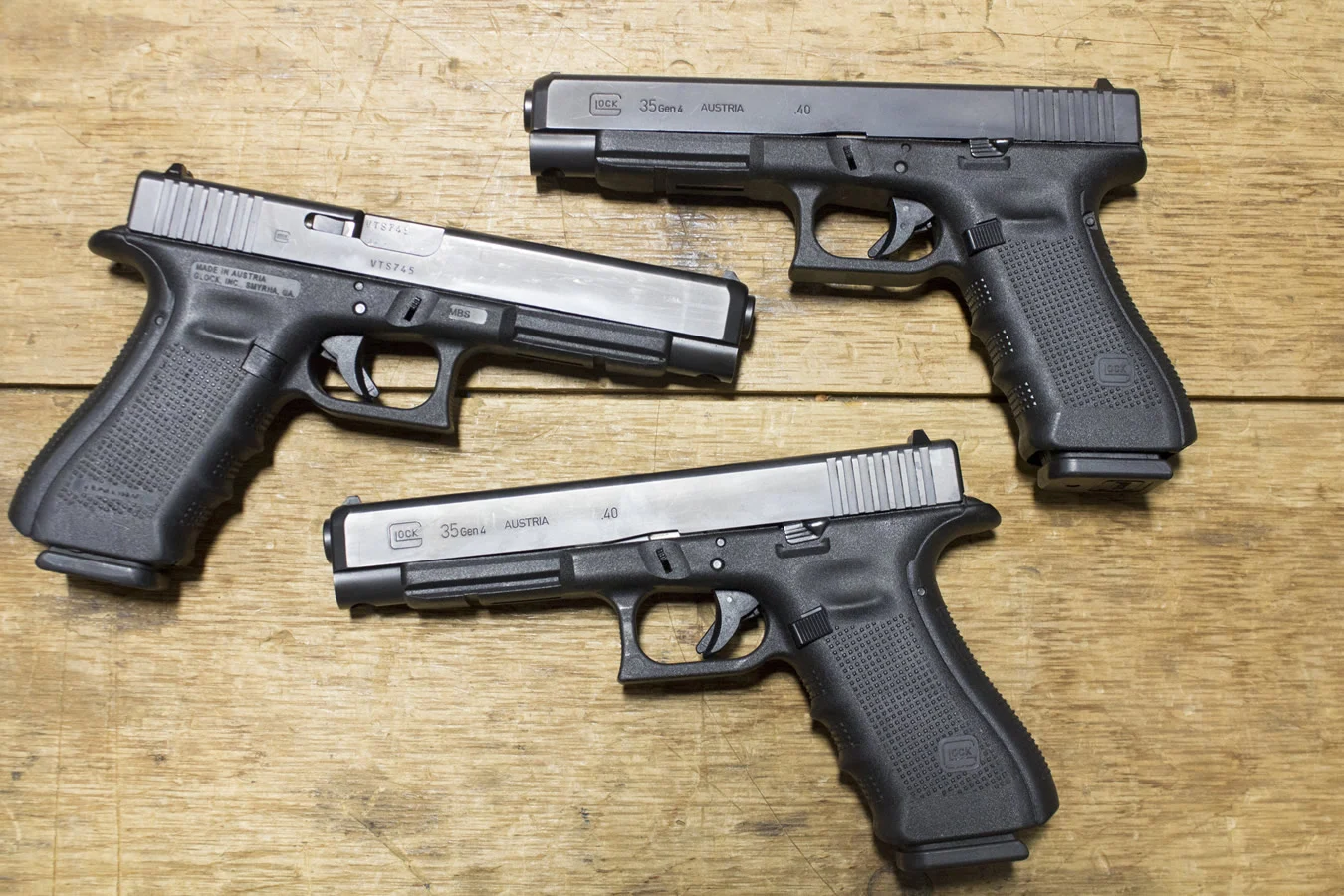 Glock 35 Gen4 40 S&amp;W Competition Police Trade-ins (Fair Condition