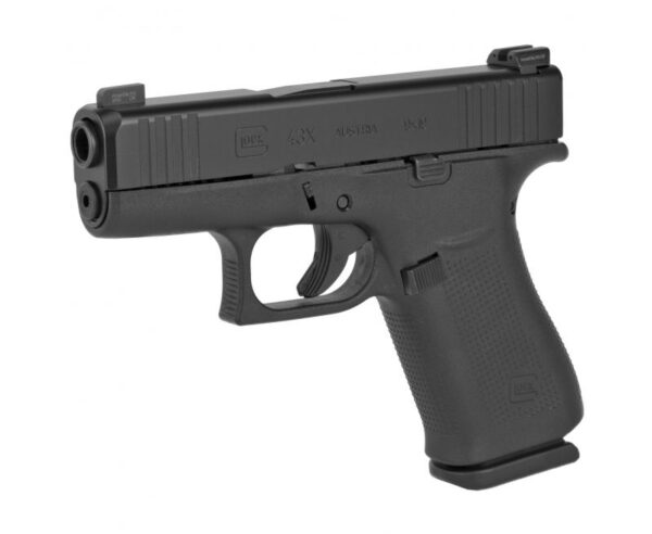 Glock G43X Pistol 9mm 3.4″ Barrel 10 RDs AmeriGlo Bold Sights