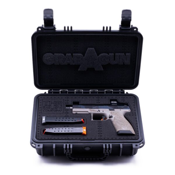 The Gun Co Custom CZ P-10 Compact Type 2 Urban Battle Grey 9mm 4.61″ 15 RD Holosun Reflex Sight