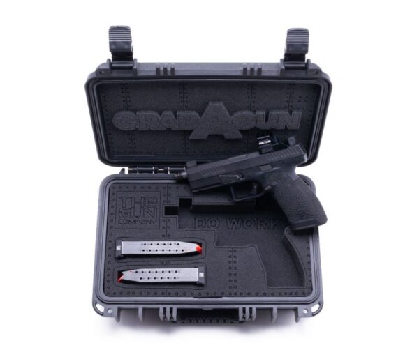 The Gun Co Custom CZ P-10 Compact Type 1 Combat Duty Black 9mm 4.61″ 15 RD with Holosun Reflex Sight
