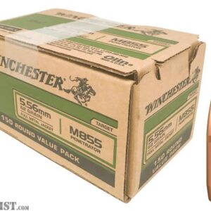 150 rounds of Winchester 556 green tip near South, Wichita